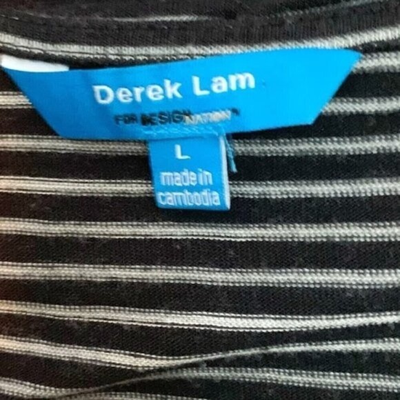 Derek Lam Drape Neck Drop Waist Sleeveless Casual Lightweight Dress - Picture 12 of 14